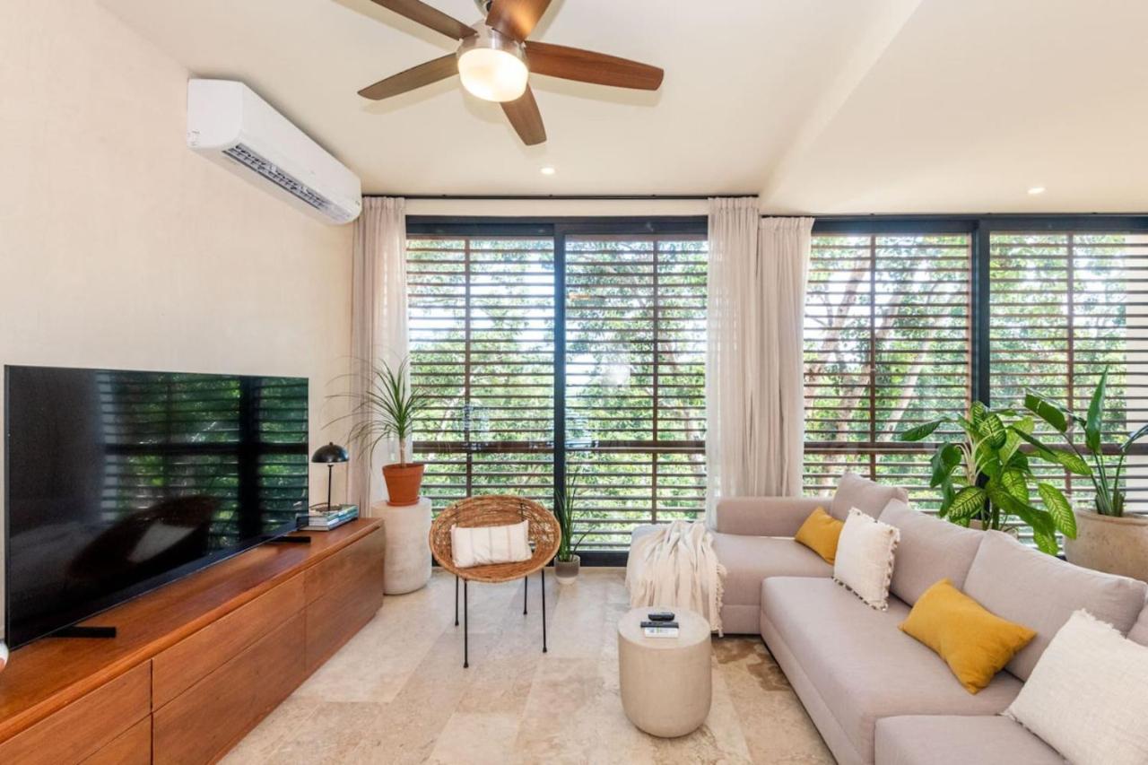 3bd Ph Pool Patio - Secure And Free Club Apartment Tulum