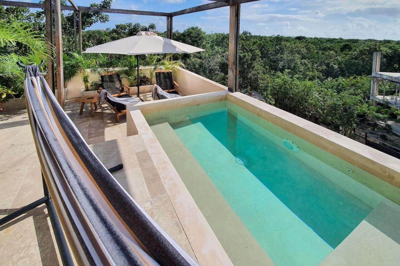 3bd Ph Pool Patio - Secure And Free Club * Tulum